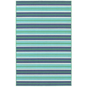 Oriental Weavers Meridian 9652F Blue/ Green Indoor/Outdoor Area Rug - 5'3" x 7'6" - 1 of 4