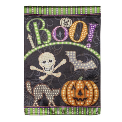 Spooky Lights Garden Lustre Flag : Target