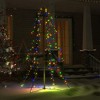 vidaXL Christmas Cone Tree 160 LEDs Indoor and Outdoor 3x4 ft - 3 of 4