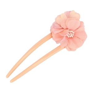Unique Bargains Women's Begonia Flower U-Shaped Hair Pins 5.12"x1.97" 1 Pc - 1 of 3