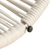 JTH Outdoor Oahu 18" Round Patio Accent Table, Sandy White All-Weather Rope - 4 of 4