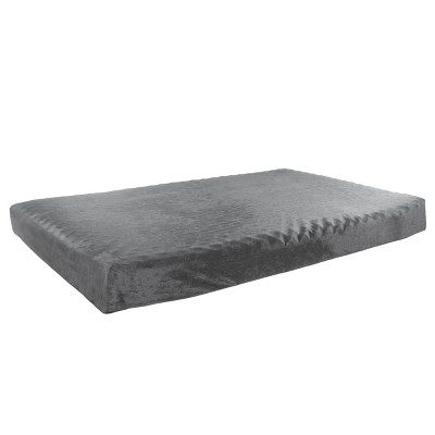 Gray X-Large Orthopedic Memory Foam Pet Bed with Washable Cover