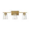 Savoy House Calhoun 3 - Light Vanity in  Warm Brass - 2 of 4