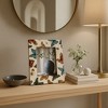 Decorative Colorful Butterfly Picture Frame - Modern Boho Photo Frame for Tabletop, Entryway Styling, or Bedroom Decor - Ivory & Blue - 3 of 4