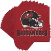 48ct Tampa Bay Buccaneers Football Napkins - 2 of 3