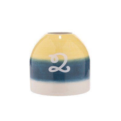 Beachcombers Ceramic 2 Buoy Vase