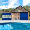 Covers&All Outdoor Clear Panel Curtain, Outdoor Curtains for Patio, Waterproof & Weather Resistant Tarp - 4 of 4