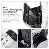 BEAFUP Hard Shell Carry on Luggage Set of 3, 20, 24, 28inch with USB Port and front opening with Cup Holder, ABS+PC with Spinner Wheels - 4 of 4