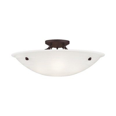 Livex Lighting Oasis 4 - Light Flush Mount in  Bronze