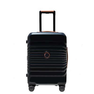 SEVOBAL Luggage 24" Luggage Lightweight Suitcase TSA Lock USB port Luggage Wheel lock Top handle Spinner Wheels, Black, 16.53"*10.23"*25.19"