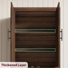Garvee Tall Storage Cabinet, Farmhouse Large Wood Bookcase, Kitchen Pantry, Bathroom Cabinet with Doors for Dining, Office, Living Room, 70.4" - 3 of 4