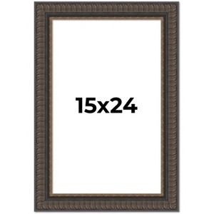 PosterPalooza | Museum Brown Picture Frame - UV Acrylic, Foam Board Backing, Hanging Hardware - 1 of 4