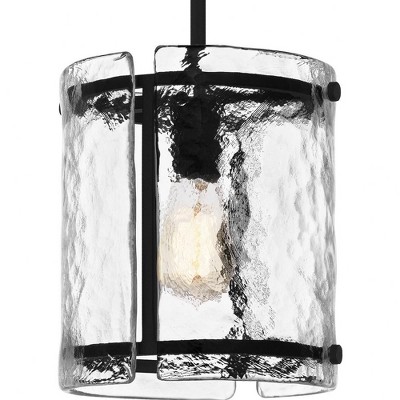 Brushed Nickel Glass Mini Pendant Light