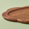 Wood Scallop Oval Tray - Hearth & Hand™ with Magnolia - 3 of 4