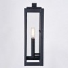 Vaxcel Hampton 2 - Light Wall Light in  Textured Black - 3 of 4