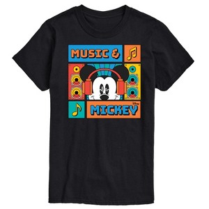 Men's - Disney - Music And Mickey Short Sleeve Graphic T-Shirt - 1 of 4