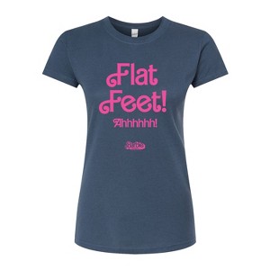 Women's - Barbie - Flat Feet Fitted Graphic T-Shirt - 1 of 3