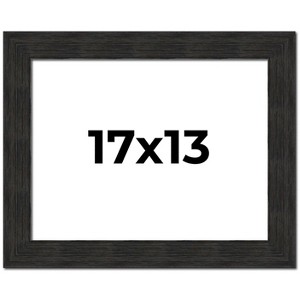 PosterPalooza | Contemporary Black Picture Frame - UV Acrylic, Backing Board, Hanging Hardware Included - 1 of 4