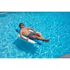 Swim Central Inflatable Swimming Pool Floating Lounge Seat - 66" - Blue and White - 4 of 4
