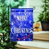 Evergreen Merry Christmas Snowflake Lustre Garden Flag 12 x 18 Inches Indoor Outdoor Decor - 3 of 4