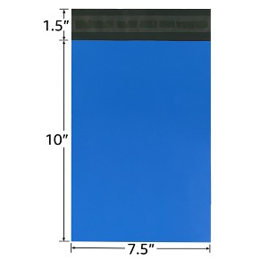 UOFFICE Colored Poly Mailer Bags 7.5" x 10.5" Envelopes - 1 of 4