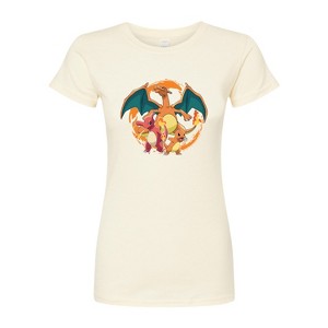 Women's - Pokémon - Fire Spin Fitted Graphic T-Shirt - 1 of 3