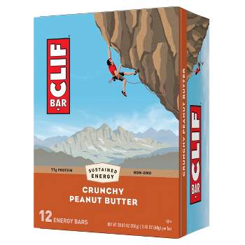 CLIF Bar Crunchy Peanut Butter Energy Bars 