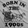 Born In The 1900s Unisex Hoodie Funny Sarcastic Retro Graphic Hooded Sweatshirt - Crazy Dog Hoodie - image 2 of 4