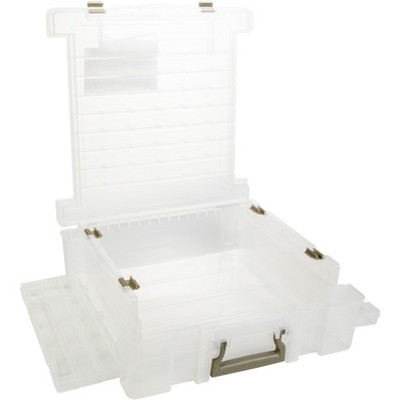 Clear Polypropylene Stackable Collapsible Lidded Storage Box