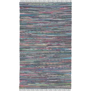 Rag Rug RAR121 Hand Woven Indoor Rugs - Safavieh - 1 of 4
