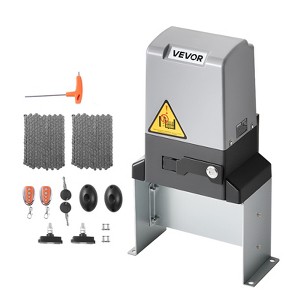 VEVOR Automatic Gate Opener,1200W,for Doors up to 65.6ft 5732lbs, Chain Drive Rolling Door Motor with Infrared Sensor & 2 Remote Controls,Black&Silver - 1 of 4