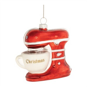 Glass Christmas Baking Mixer Ornament (Set of 12) - 1 of 3