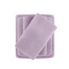 Elegant Solid Micro Fleece Sheet Set, All Season Bedding Sets, Cozy Home Textile fits Lux Bedroom Decor,Valentine's Day Gifts - 4 of 4
