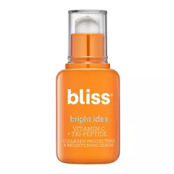 bliss Bright Idea Vitamin C + Tri-Peptide Collagen Protecting & Brightening Serum - 1 fl oz