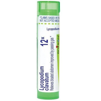 Lycopodium Clavatum 12X by Boiron Homeopathic Single Medicine For Digestive  -  80 Pellet