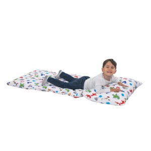 Disney Toy Story 4 - Blue, Green, Red and White Deluxe Easy Fold Toddler Nap Mat - 1 of 4