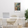 Stupell Industries Vintage Morris Inspired Blue Peacock Framed Giclee Art - 3 of 4