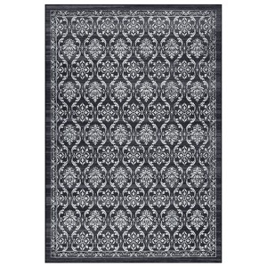 Machine Washable Area Rug Non Slip Non Shedding Rug Modern Floral Low Pile Carpet Foldable Stain Resistant Rugs for Bedroom Living Room Guest Room - 1 of 4