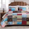 Greenland Home Fashion Bohemian Dream Quilt Set - 2 - Piece - Multi - 2 of 4