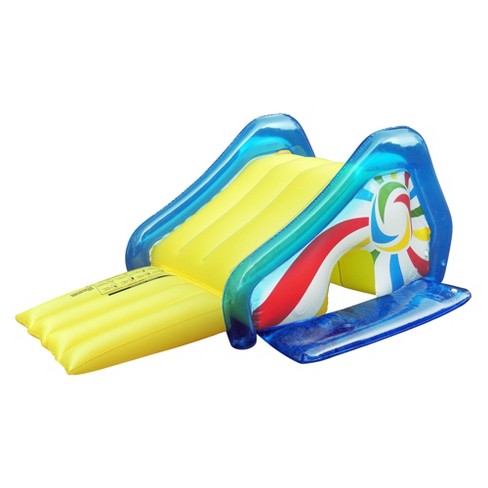 Inflatable pool cheap slide target