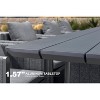 PURPLE LEAF Patio Dining Furniture Set Modern Outdoor Furniture Set Aluminum Dining Table and Chairs - 3 of 4