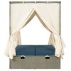 Whisen Adjustable Sun Bed with Curtain, High Comfort, 3 Colors Available - 3 of 4