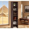 Gulches 70.9" Corner Bookcase, Modern 6-Tier Narrow Cube Display Shelves - 3 of 4
