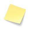 Post-it® Notes, 3 in. x 3 in., Canary Yellow, 4 Pads per pack, 50 sheets  per pad