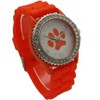 Olivia Pratt Every Day Silicone Paw and Rhinestones Colorful Women Watch - 3 of 4