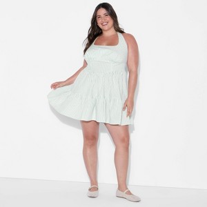 Women's Tiered Mini A-Line Dress - Wild Fable™ - 1 of 3
