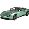 Ferrari Roma Spider (Open Roof) Tevere Green Metallic with DISPLAY CASE Limited Edition to 30 pieces 1/18 Model Car by BBR - 2 of 4