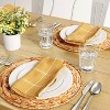 Water Hyacinth Charger Placemat - Threshold™: Round Off-White Table Decor, Traditional Style, 15" Diameter - 2 of 3