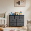 SKRAN Desser For Bedroom With 7 Fabric Drawers Organizer Storage Closet Chest Clothes Cabinet, Clothes Organizer,Kids Dresser Organization - 2 of 4
