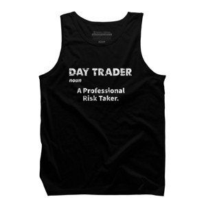 Men's Design By Humans Day Trader Definition By MadderTees Tank Top - 1 of 2